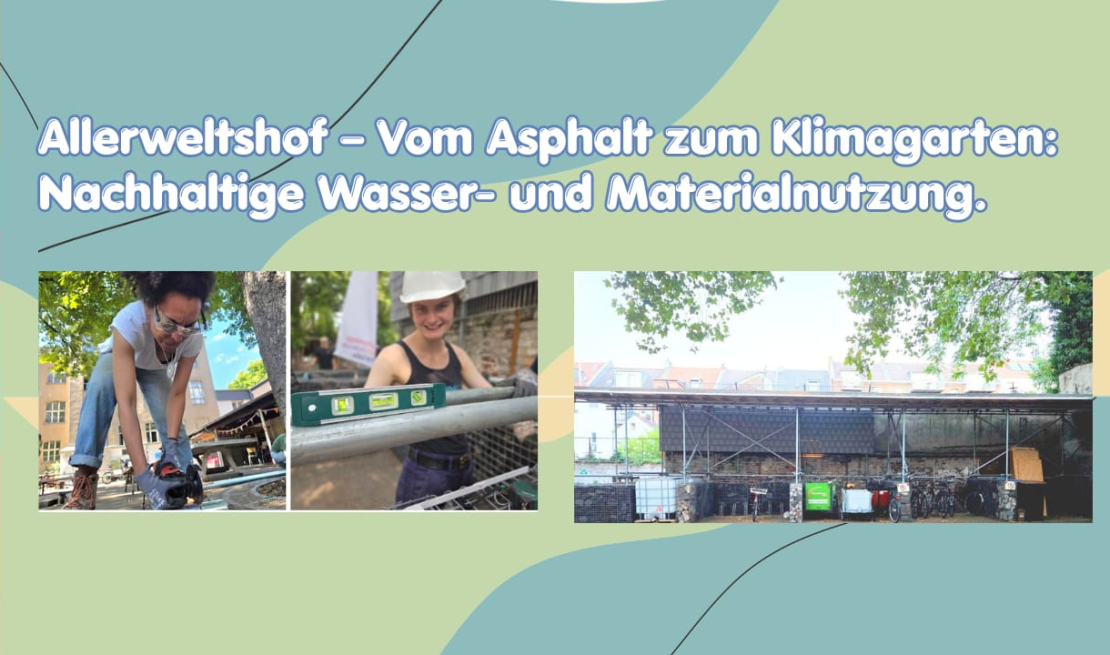 Allerweltshof: Entsiegelung, Wasser & Materialien nachhaltig nutzen