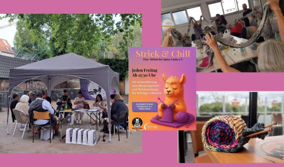 Stricken gegen Gewalt <br> Strick & Chill im Allerweltshaus