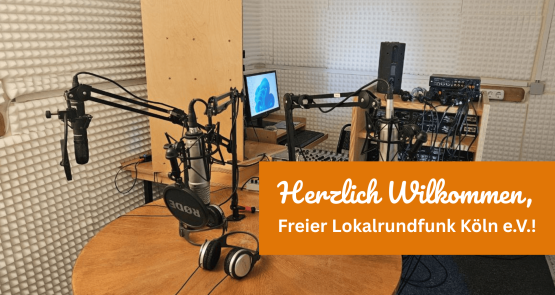 Gute Nachrichten: FLoK senden jetzt aus ihrem neuen Radiostudio im Allerweltshaus!