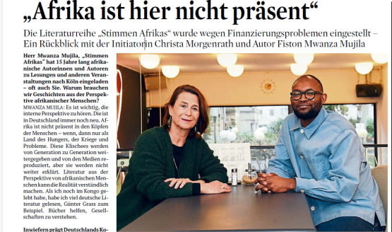 stimmen afrikas ist eingestellt
