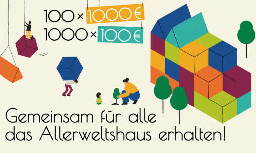 [Spendenkampagne] 1.000 x 100€ oder 100 x 1.000€