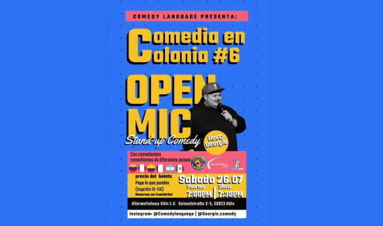 Comedia en Colonia #6 - Open Mic