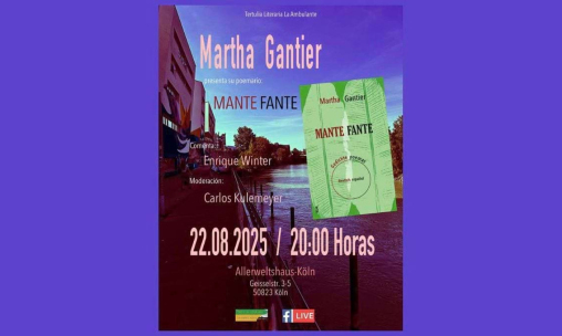 «MANTE FANTE» de la poeta Martha Gantier.