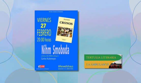 Presentación del libro CRONOS y diálogo con el autor Nihm Smoboda