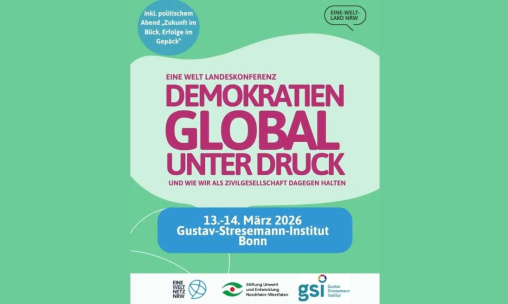 [Ausgebucht] Demokratien global unter Druck - Eine-Welt-Landeskonferenz