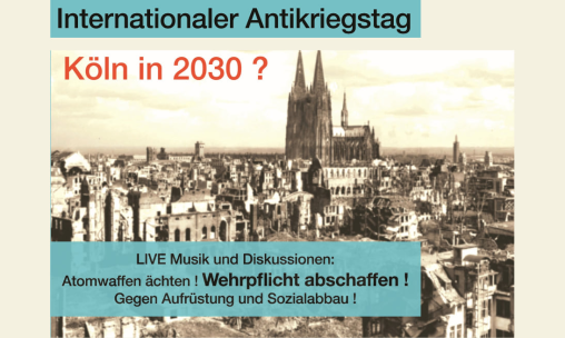 Antikriegstag 1. September 2026