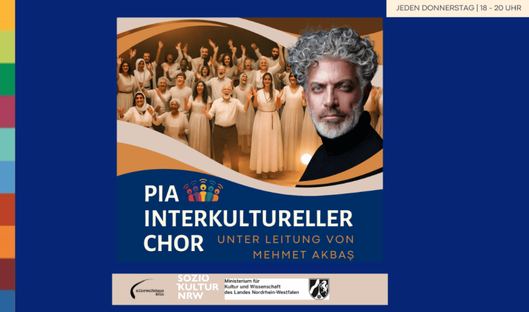Interkulturellen Chor „PIA“ <br> Jeden Donnerstag, 18:00 - 20:00 Uhr