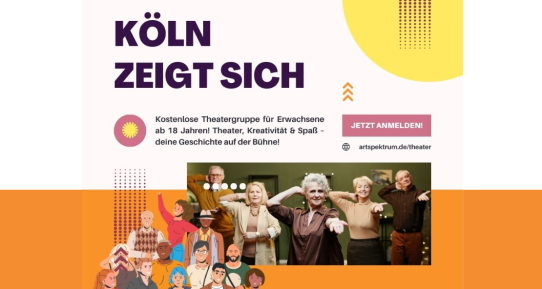 KÖLN zeigt sich – Theater der Kulturen -  Jeden Donnerstag, 11:00–12:30 Uhr