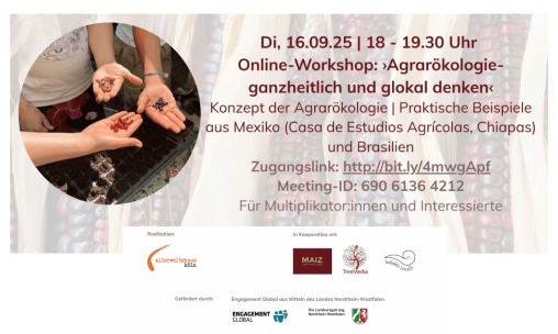 Online-Workshop: ›Agrarökologie-ganzheitlich und glokal denken‹