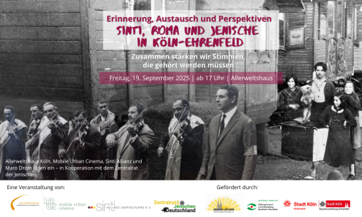 Erinnerung, Austausch und Perspektiven – Roma, Sinti und Jenische in Köln-Ehrenfeld