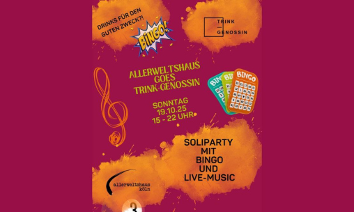 Soliparty fürs Allerweltshaus <br> mit Bingo und Live-Musik