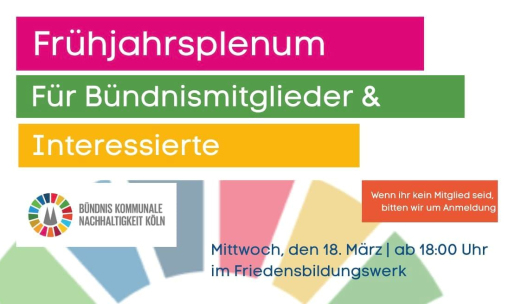 Frühjahrsplenum für das Bündnis Kommunale Nachhaltigkeit