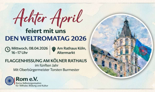 Achter April – feiert mit Rom e. V. den WELTROMATAG