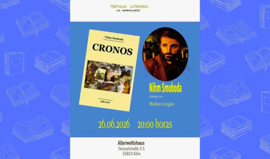 La Tertulia Literaria La Ambulante presentará el libro Cronos