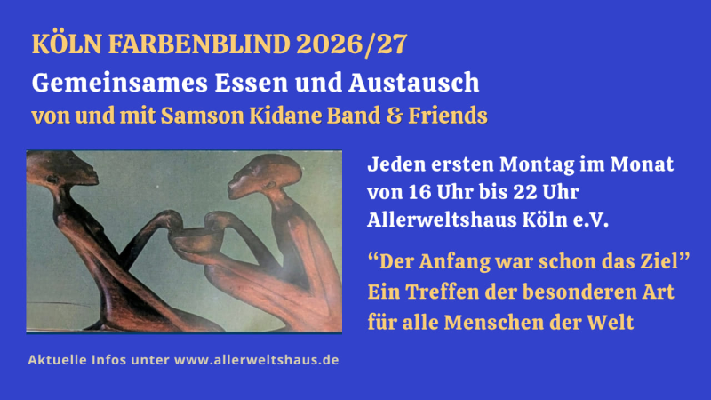 Gemeinsamer Austausch und Essen - 1.Montag im Monat