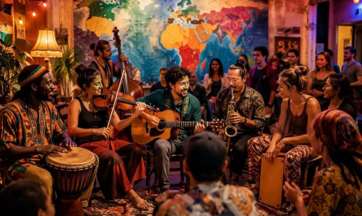 World Music Jam Session - unplugged Folk und Traditionals