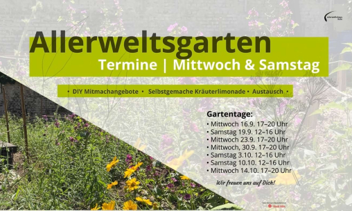 Allerweltsgarten - September &  Oktober