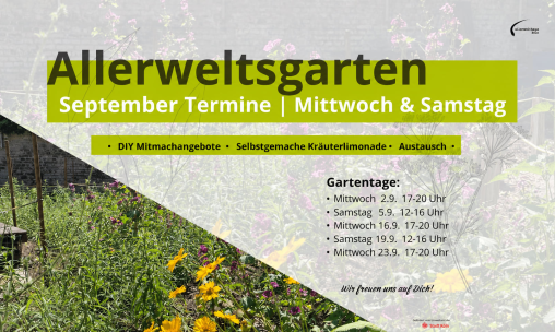 Allerweltsgarten: Lust mit uns zu gärtnern?