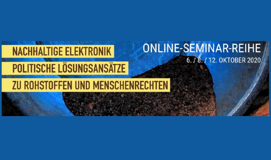 Online-Seminar-Reihe: Nachhaltige Elektronik – Politische Lösungsansätze