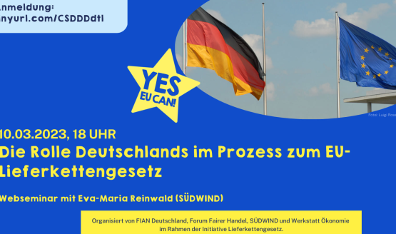 Die Rolle Deutschlands im Prozess zum EU-Lieferkettengesetz﻿