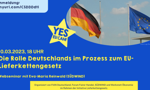 Die Rolle Deutschlands im Prozess zum EU-Lieferkettengesetz﻿