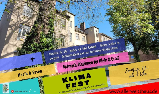 Klimafest von Allerweltshaus und Migrafrica