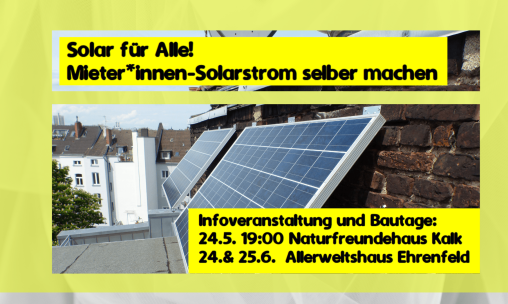 Solarstrom-Kampagne