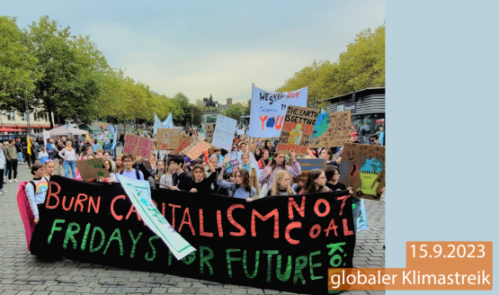 Allerweltshaus und Pass(t) uns allen auf dem Globalen Klimastreik