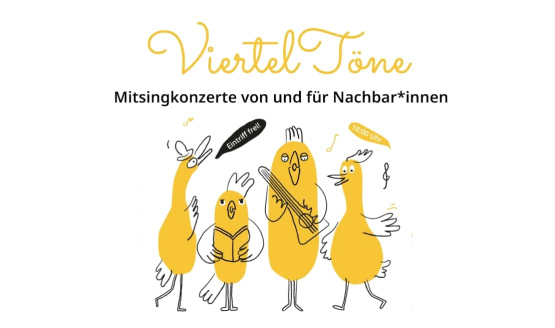 ViertelTöne: Mitsingkonzerte von und für Nachbar*innen in vielen Sprachen