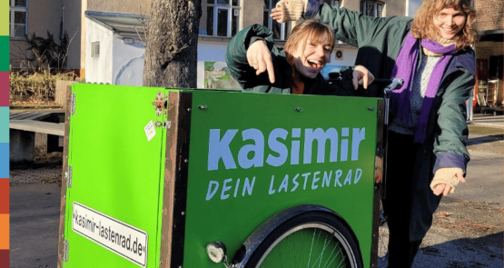 Wir sind jetzt Ausleihstation für das Lastenfahrrad Kasimir!
